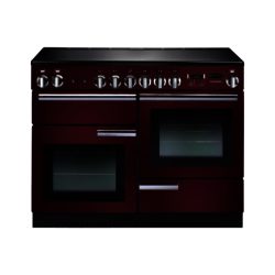 Rangemaster Professional+ 110cm Electric 91790 Range Cooker in Cranberry with Induction Hob